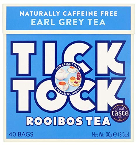Tick Tock Rooibos Earl Grey 40 Teabags, TICEARU17