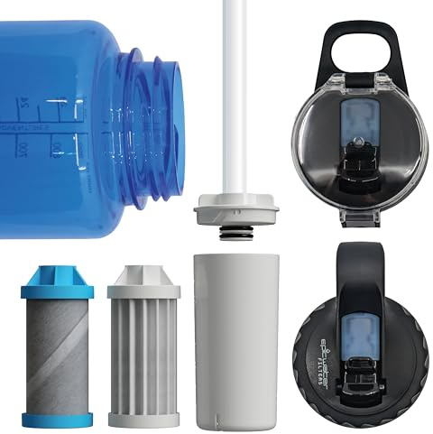 Epic Water Filters The Answer | Water Bottle Filter System Compatible with Hydro Flask/Yeti/Iron Flask/Simple Modern/Hydro Cell | USA Made Filter Removes 99.9% of Tap Water Contaminants
