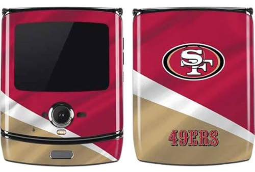 Skinit Decal Phone Skin Compatible with Motorola RAZR - Officially Licensed NFL San Francisco 49ers Design