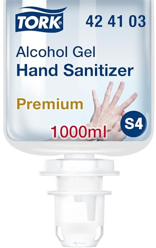 Tork Händedesinfektionsgel S4, Alkoholgeruch, 1 Flakon, 1000 ml, 424103