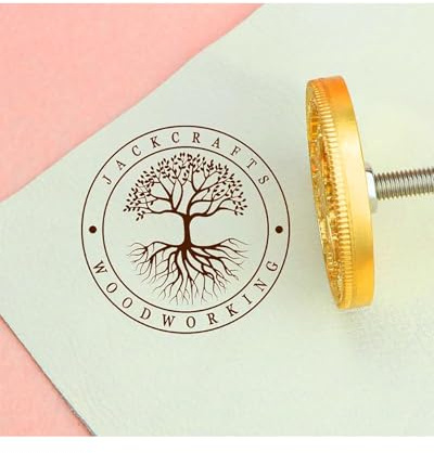 Ferro da stiro per legno personalizzato per marcare il legno ferro personalizzato bruciatura marchio timbro logo design per lavorazione del legno e cottura (3,8 x 3,8 cm)