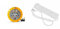 STATUS | 5Meters | 10 A Double Socket Cassette Reel with Thermal Out | Orange | S5M10ACR5 & Multi Plug Extension | 4 Socket Extension Cable | 1m Extension Lead | 4WS1M20