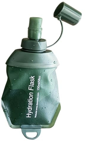 Soft Flask - Botella de agua flexible de poliuretano termoplástico, recipiente de agua plegable a prueba de fugas, equipo ligero para beber deportes, accesorios portátiles para exteriores, diseño de