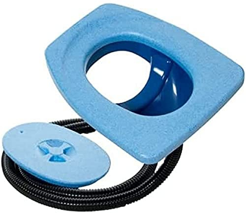 Separett Privy Urine-Separating Toilet Seat Kit with Insulating Styrofoam Seat | Blue | Non-Electric | For DIY Compost Toilet Builds in Cabins, Sheds & Off-Grid Settings
