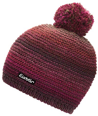 Eisbär Kunita - Berretto con pompon per bambini, colore: viola