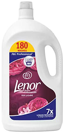 Lenor Ruby Jasmine 3.6Litre 180 Washes Laundry Super Concentrate Fabric Conditioner