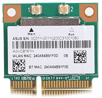 Módulo WiFi, Mini PCI-E 2.4/5.0GHz Bluetooth 4.0 AW-CB161H 433Mbps 802.11a / b/g/n/AC RTL8821AE, Tarjeta de Red inalámbrica para la mayoría de Loptop