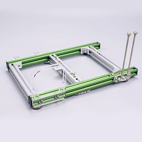 Staffa per Telaio Fai-da-te Telaio Aperto Custodia per Scheda Madre per Computer Fai-da-te Supporto per Rack Scheda Grafica, Banco di Prova per Telaio Aperto per PC, Mini Custodia per(Verde Argento)