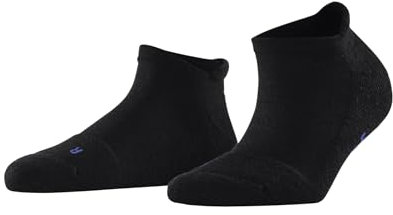 FALKE Damen Sneakersocken Keep Warm W Sn Wolle kurz einfarbig 1 Paar, Schwarz Black 3000, 37-38