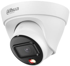 Dahua Telecamera di sicurezza esterna cupola IP 4MP visione notturna colore Starlight Antivandalico Rilevamento Intelligente di Persone e Veicoli IP67 Impermeabile