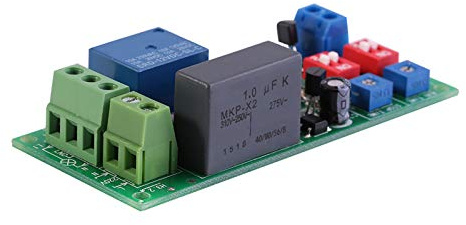 Generic Delay On/Off Switch Module med Justerbara RUN- och STOP-tider för Akvarier och Repetitiva Tester, 1 st.