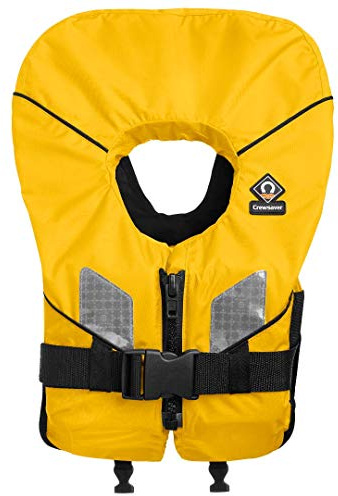 Crewsaver Kids Youth Junior Spiral 100N Lifejacket In Yellow Navy Child & Baby - Size - Child