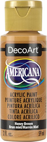 Deco Art Americana Acrylic Multi-Purpose Paint, Honey Brown, 59 ml (Pack of 1)