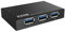 D-Link DUB-1340 4 Port USB 3.0 Hub (abwärtskompatibel, Geschwindigkeiten von bis zu 5 Gbit/s) schwarz