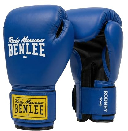 BenLee Rocky Marciano Rodney PVC Boxing Glove, Blue/Black, 8