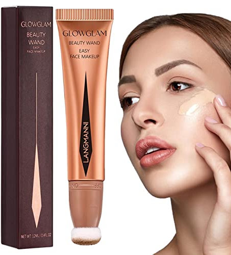 Contouring Beauty Stick, Correttore Liquido Per Contorno Del Viso Con Applicatore A Cuscino, Stick Per Trucco Illuminante Per Contorno Del Viso In Crema Leggera Super Setosa