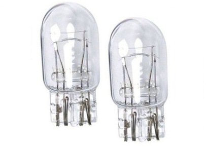 2 x T20 W21/5W 580 7443 Clear Standard DRL Bulbs / Daytime Running Driving Light / Sidelight / Car Vehicle