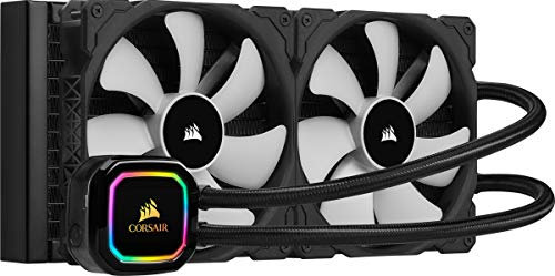 Corsair ICUE H115i PRO XT RGB Liquid CPU Cooler (280mm Radiator, Two 140mm Corsair ML Series PWM Fans, 400 To 2,000 RPM, Advanced RGB Lighting And Fan Control With Software, Easy To Install) Black
