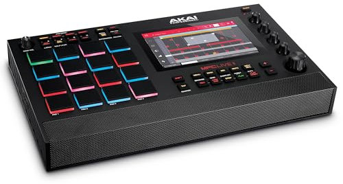 Akai Professional MPC Live II - Batteriebetriebene Drum Machine, Sampler und Beat Maker mit Lautsprechern, Drum Pads, Synth Engines, Touch Display und Native Instruments Integration
