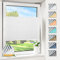 Magiea Plissee ohne Bohren verdunkelung, Thermo Plisseerollo Klemmfix, Weiß 45x120cm(BxH), Verdunklungsplissee 100% lichtundurchlässig, Faltrollo für Fenster, Sichtschutz Sonnenschutz