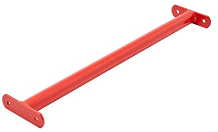 TRIBECCO® Barre de gymnastique en métal - 90 cm - Rouge