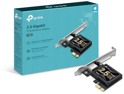 TX201 Adaptador y Tarjeta de Red Interno Ethernet 2500 Mbit/s