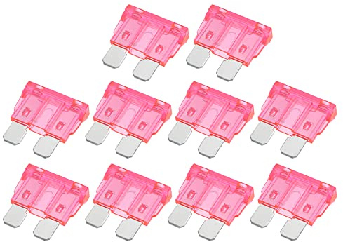 A ABSOPRO 10pz Lama Stile Fusibili 4A Lama Stile Fusibili per Auto Barca Rosa