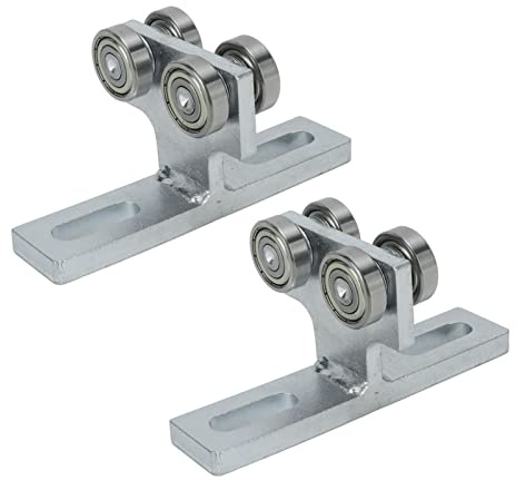 4-rad-wagen-baugruppe, 2 Stück T-förmige Elektrische Hebezeug-rollenlaufkatze Geräuschlose Lastwagenrollen Metallgelagerte Schienenrollenräder Für Schienen-elektroaufzug