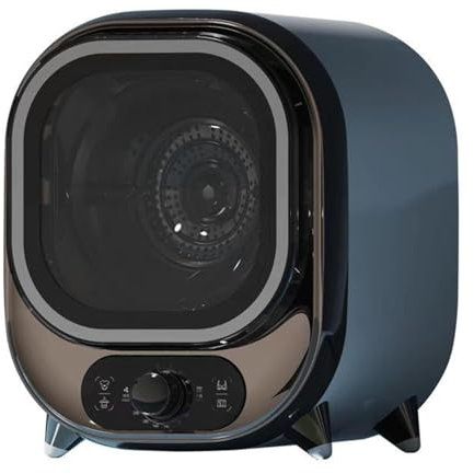 Piccola Asciugatrice A Condensazione, Asciugatrice Compatta E Comoda Da 5 Kg, Protezione Antirughe, Protezione A Doppio Controllo Della Temperatura, Cilindro Interno In Acciaio Inossidabile(Blue1)