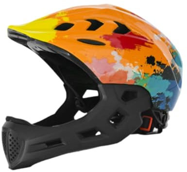 Amagogo Kinder Fahrradhelm Rennradhelm für Jungen Mädchen Sporthelm Kinder Fahrradhelm zum Rollschuhfahren, Orange