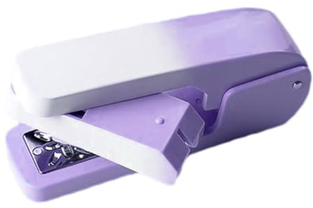 Swivel Staplers Desk, 360 Degree Book Binding, 4.53x1.38in 20-Sheet Capacity, Multi-Angle Stapling Tool, Portable Rotating Accessory for Home, School, Classroom Use