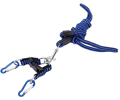 Durable RC coche tracción cuerda modelo remolque línea con gancho RC coches juguetes accesorio (Azul)