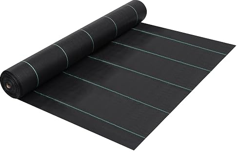 Sophrelle Estera de Control de malezas y raíces PP Negro 1x25 m Negro,313060