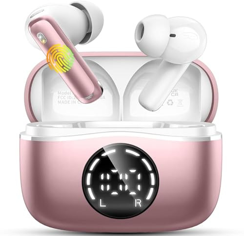 Auriculares Inalámbricos Bluetooth 5.4, HiFi, ENC y Conexión Automática