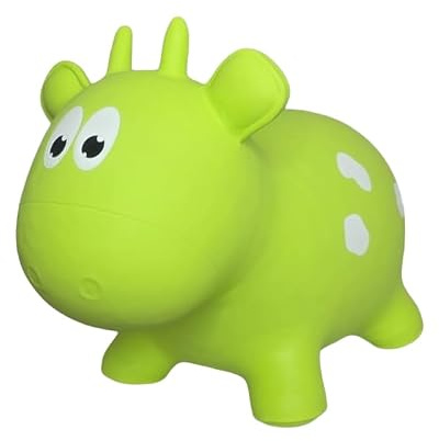 Gerado's Toys Little Tikes Hoppy Cow Green GT8168 Children's Toy Cow Figure, Jumping Ball, Non-Slip Material, from 12 Months, up to 100 kg