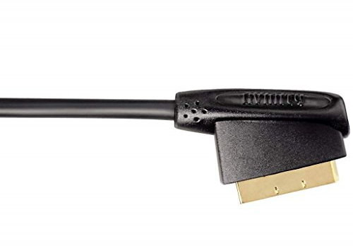 Hama 107403 – Cables SCART (péritel (21-Pin), péritel (21-Pin), Mal, Mal, Black)