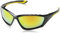 Eyelevel Men's Bullet Sports Sunglasses, Black (Black/Yellow), One size