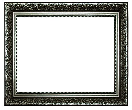 Barockrahmen 10939, ARG Silber verziert, als Leerrahmen, 61x91 cm