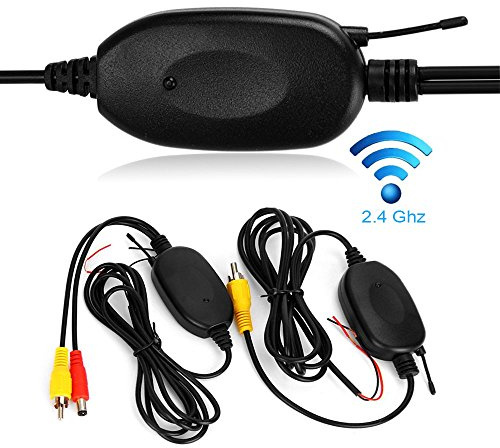 Trådlös adapter för trådlös färgvideo sändare och mottagare kit för bil bakkamera monitor mottagare Cam DVD GPS bilradio Player modul adapter utlösare (Wireless B)