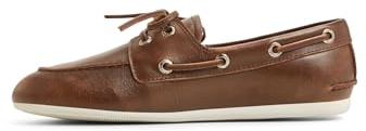 Sperry Scarpa da barca Slimboat in pelle da donna, Marrone scuro, 36 EU