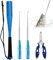 iKALULA 4 Pcs Fishing Fischtöter Set, 24.5cm Angeln Fischbetäuber, Aluminium Fisch Totschläger, Fischtöter aus Aluminium mit 2 Hakenlöser Angeln Angelzange Für Anfänger Outdoor Karpfen Forellenangeln