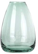 Transparent glass vase 3 color flower arrangement vase height 8.5-14CM desktop vase suitable for all kinds of flower vases (Size : 7 * 7 * 11CM)