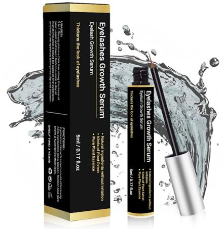 Siero Ciglia, Siero Ciglia Allungante e Rinforzante, Lash Serum Naturale per l'Ingrossamento delle Pestañas e delle Cejas, Piene e Sanas con Crescita Rapida, Cura Speciale per le Pestañas Rotas (5ml)