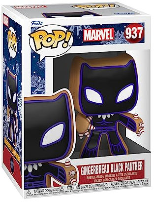 Funko Pop! Marvel: Holiday - Black Panther - Marvel Comics - Vinyl-Sammelfigur - Geschenkidee - Offizielle Handelswaren - Spielzeug Für Kinder und Erwachsene - Comic Books Fans