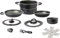 BRUNNER Unisex – Erwachsene Camping Zubehör Alu-Topfset Pirate Vacublock 9-TLG, Multicolor, Einheitsgröße