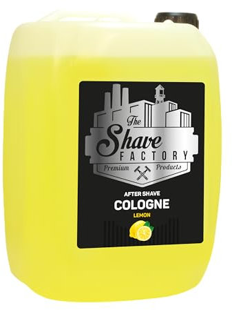 The Shave Factory After Shave Cologne Lemon 5000ML - A Fragrant Essence For Impeccable Care After Shaving for a Long-lasting Sensation of Freshness and Comfort
