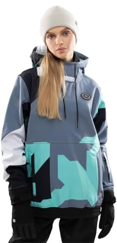SIROKO - Snowboardjacka för Kvinnor Siroko W1-W Ushuaia - XS - Turkos/Grå
