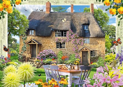 Ravensburger - Puzzle Casita del Panadero, 1000 Piezas para Adultos, Pegamento para Enmarcar, Rompecabezas, Regalos, 70x50 cm