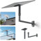 XLTTYWL Starlink Gen 3 Mount, 360° Adjustable V3 Starlink Wall Mount, Star Link Gen3 Pole Mounting Kit with Starlinks Gen 3 Pipe Adapter for Gen3/Gen 2/Mini Starlink Internet Kit Satellite