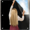 QaZanteiar Dachfenster Rollo, Schwarz B96×H93cm, Dachfenster Verdunkelungsrollo, Dachfenster Rollo Ohne Bohren, Einfache Montage, Verdunkelung Dachfenster Rollo für Velux-Dachfenster S06 / 606